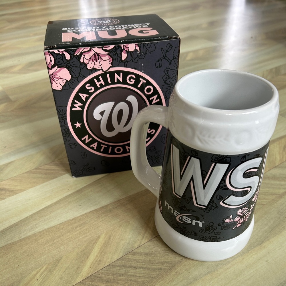 Washington Nationals Mug - Black and White